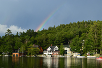 Sunapee, NH - Sunapee Harbor Rainbow
